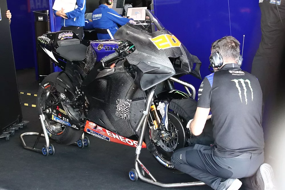 La moto de Yamaha