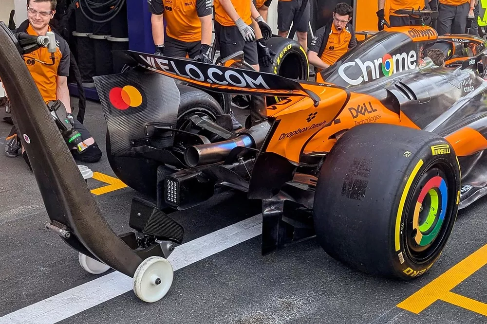 Detalle técnico del McLaren MCL39