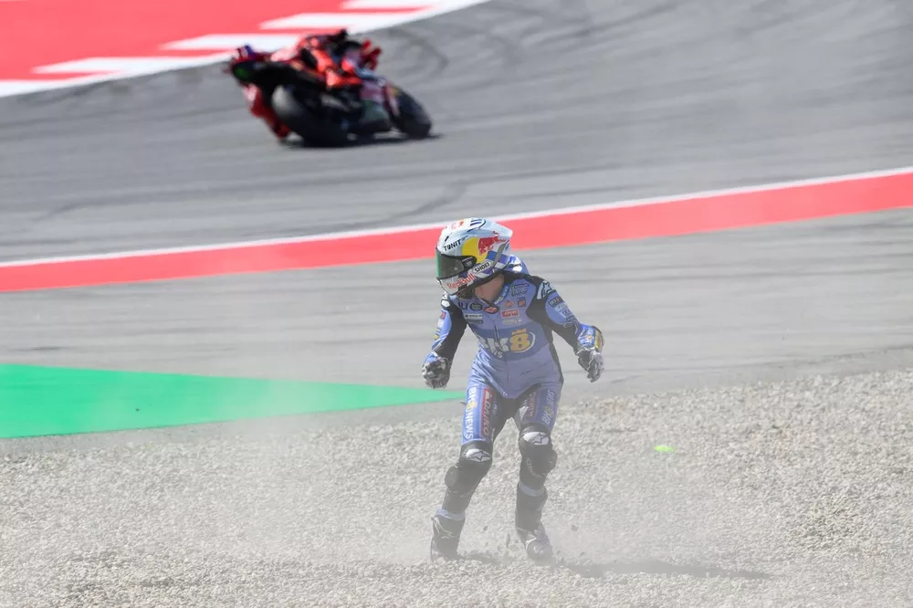Alex Marquez, Gresini Racing crash