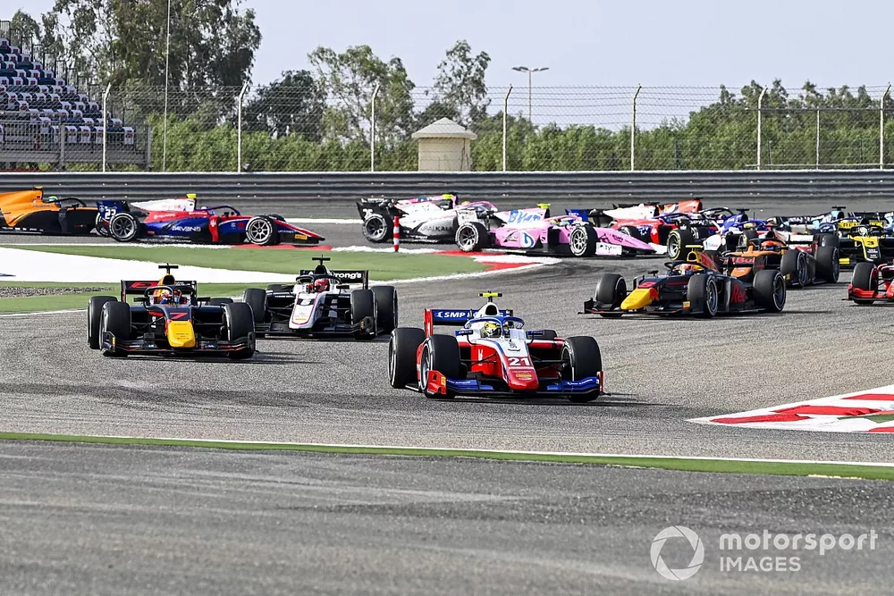 Robert Shwartzman, Prema Racing, Yuki Tsunoda, Carlin and Marcus Armstrong, ART Grand Prix