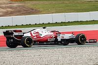 Fotos: Alfa Romeo estrena su C41 en el Circuit de Barcelona-Catalunya