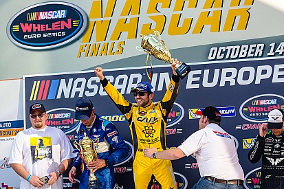 Alon Day celebrates winning Whelen Euro championship