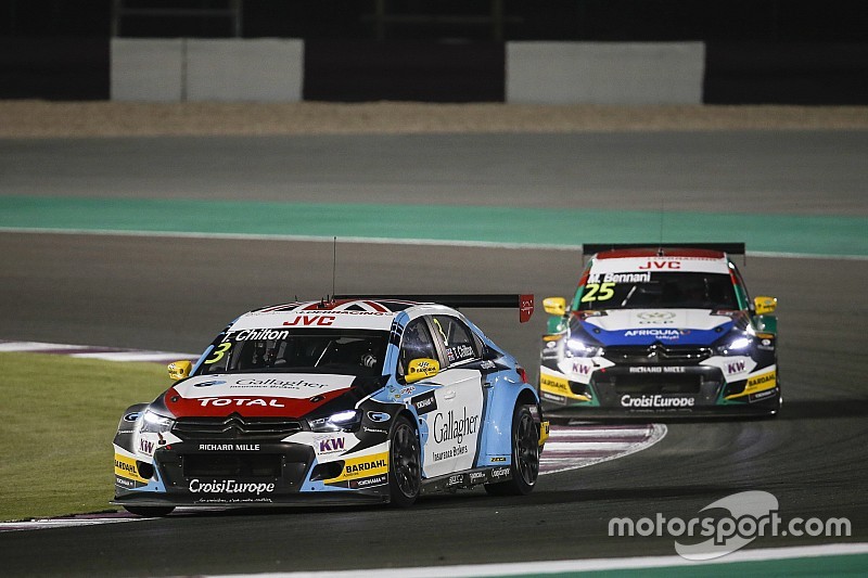 Qatar WTCC: Chilton wins as Bjork closes on title