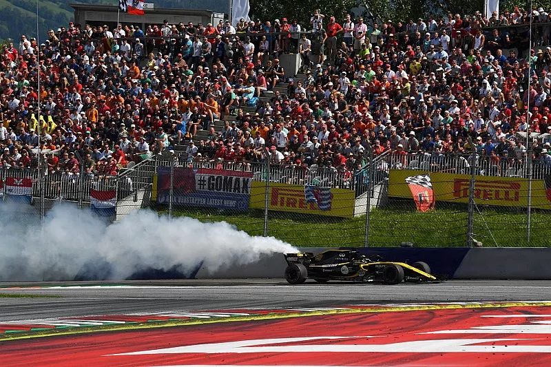 Nico Hulkenberg, Renault Sport F1 Team R.S. 18 retirada