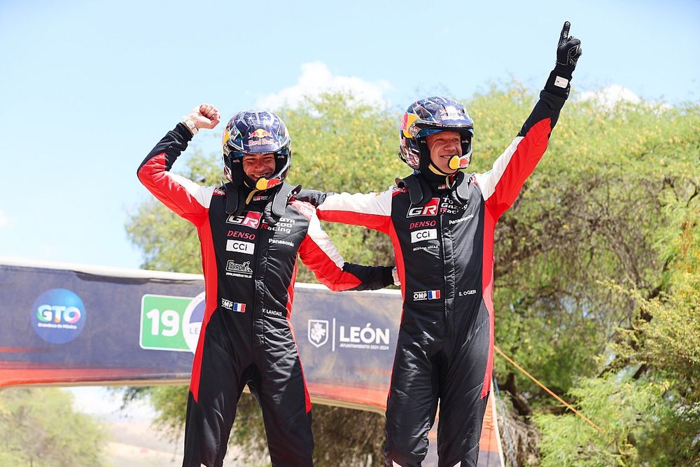 Winners Sébastien Ogier, Vincent Landais, Toyota Gazoo Racing WRT Toyota GR Yaris Rally1