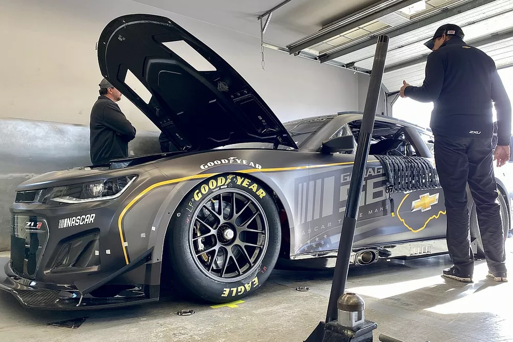 NASCAR Garage 56 Le Mans entry being tested at Virginia International Raceway