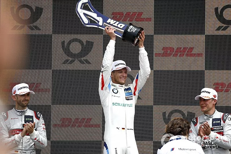 Podio: Ganador de la carrera Marco Wittmann, BMW Team RMG