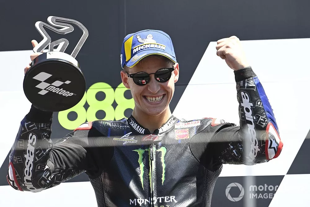 Le vainqueur Fabio Quartararo, Yamaha Factory Racing