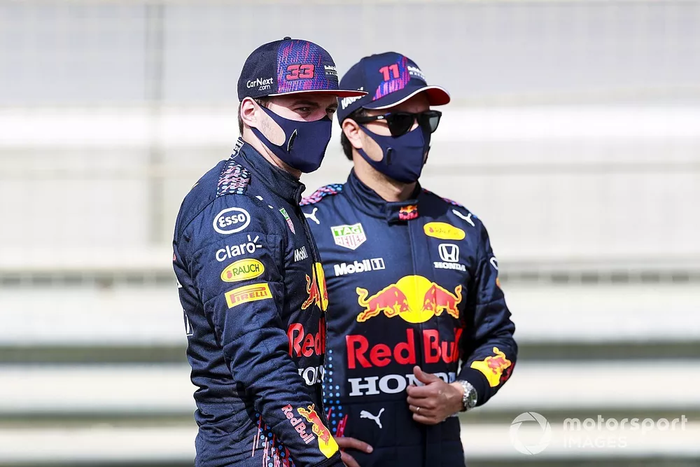 Max Verstappen, Red Bull Racing y Sergio Pérez, Red Bull Racing