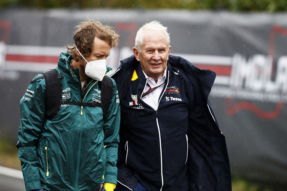 Sebastian Vettel, Aston Martin, Helmut Marko, Consultor, Red Bull Racing 