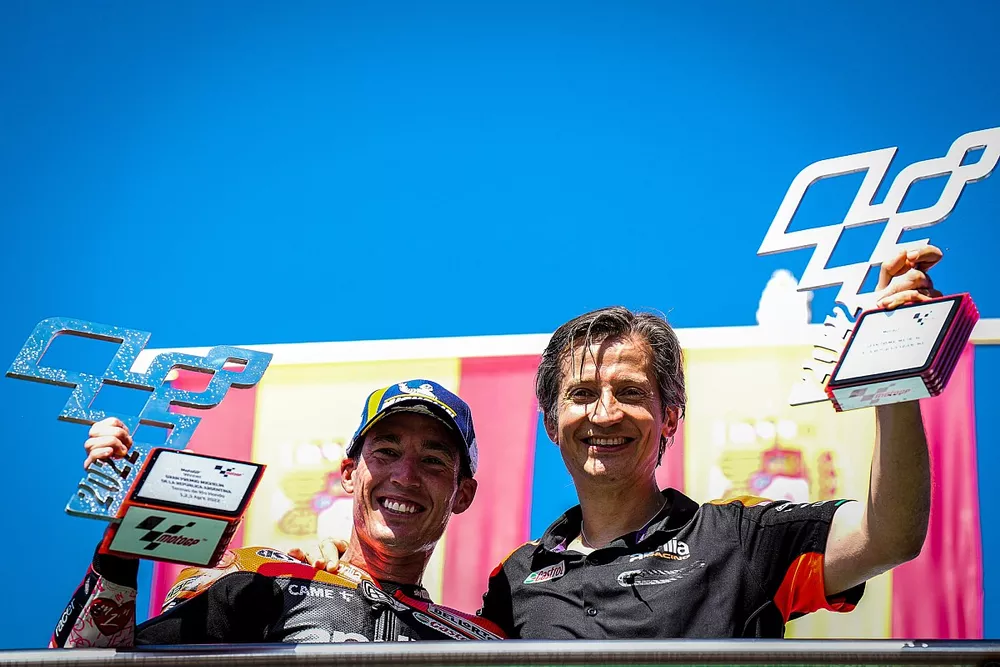 Podium: Aleix Espargaro, Aprilia Racing