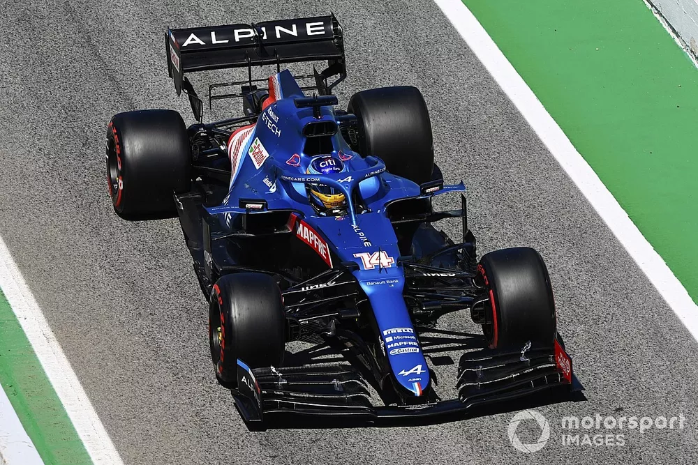 F1】フェルナンド、アルピーヌの躍進は「出来過ぎなくらい良い！」