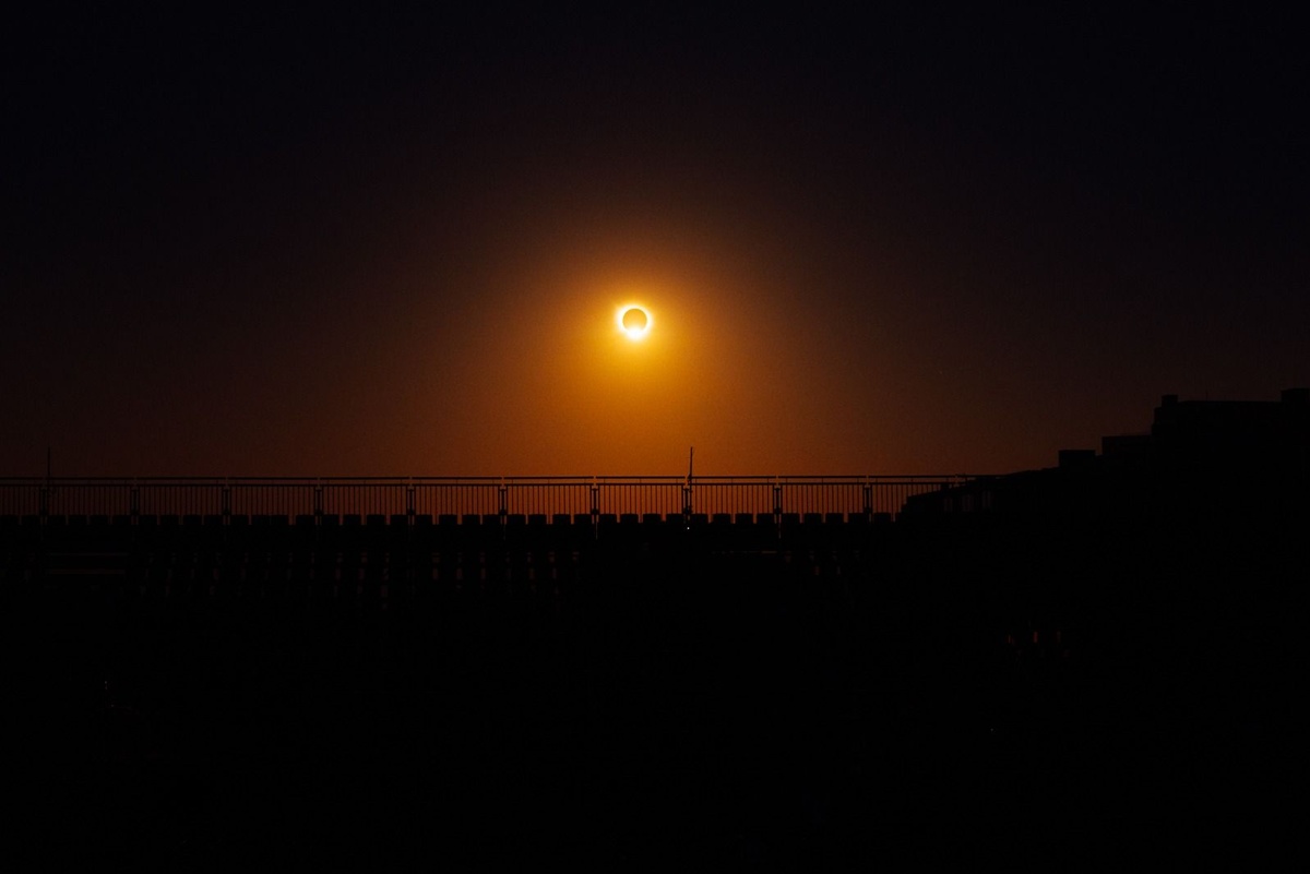 Así fue el eclipse en la Monumental de Madring: ¡espectacular!