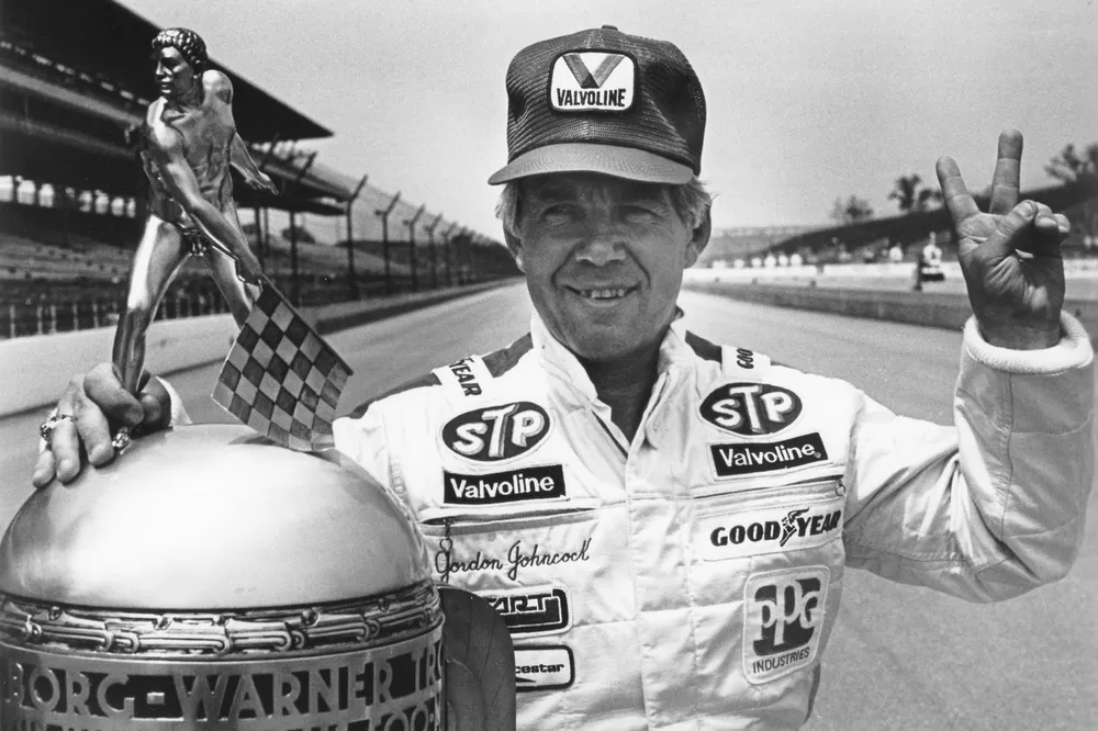 Gordon Johncock after second Indy 500 win
