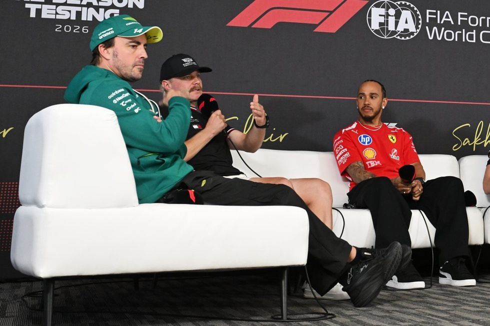 Lewis Hamilton, Ferrari, Max Verstappen, Red Bull Racing, Fernando Alonso, Aston Martin Racing, Gabriel Bortoleto, Audi F1 Team, Valtteri Bottas, Cadillac Racing