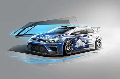 Volkswagen zeigt Designstudie des neuen Rallyeautos für die WRC 2017