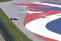 Vídeo: ¡Accidente de Alex Márquez y Jorge Martín en Austin!