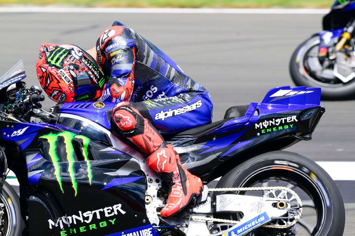 MotoGP | Quartararo dal dominio alle lacrime: l'abbassatore cede sul più bello