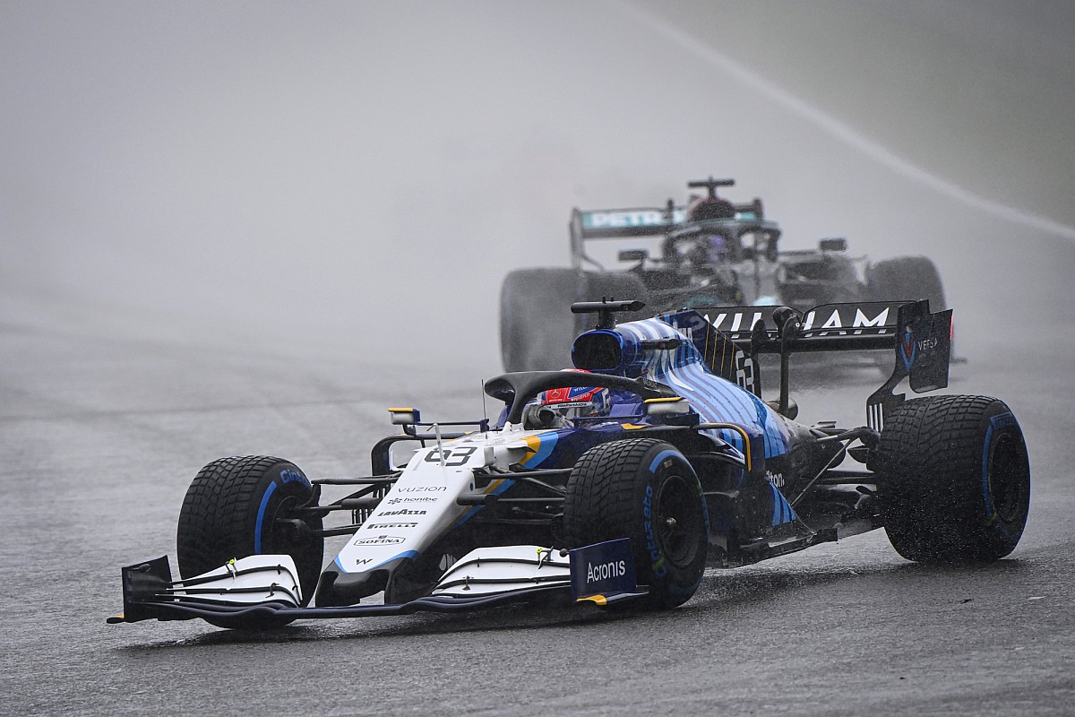 ジョージ・ラッセル、F1初表彰台はわずか2周……でも「そんなの関係ない