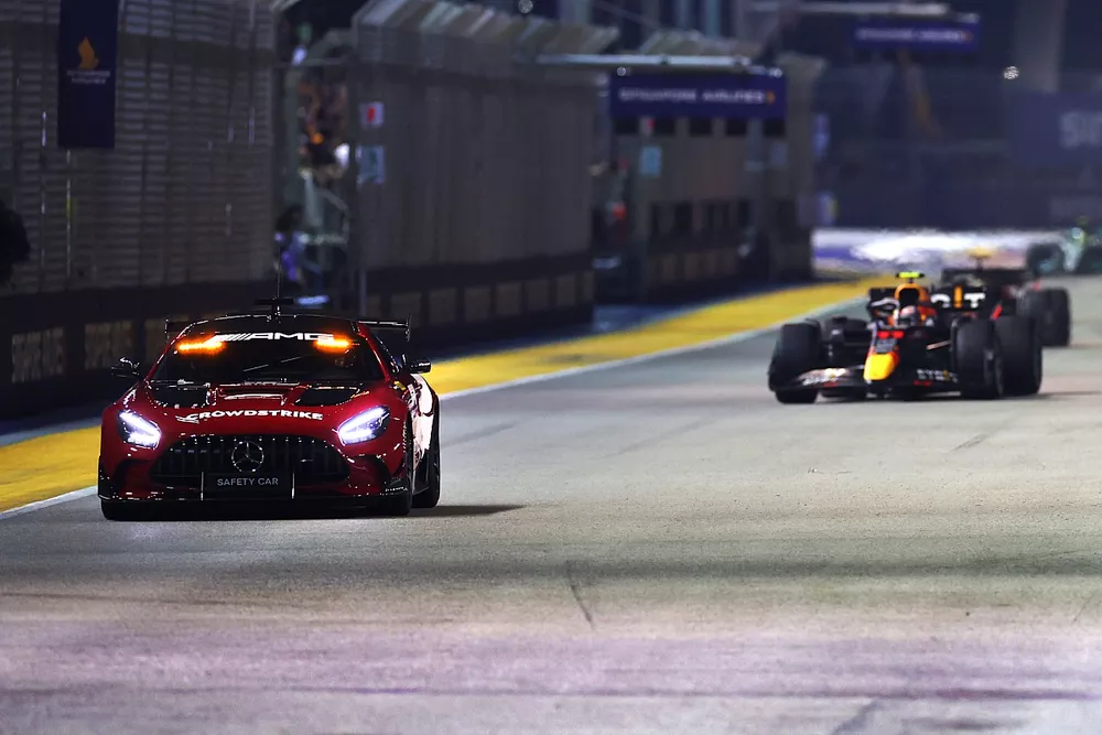 The Safety Car Sergio Perez, Red Bull Racing RB18