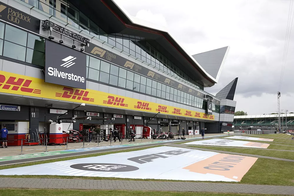 Pit lane and Paddock Club