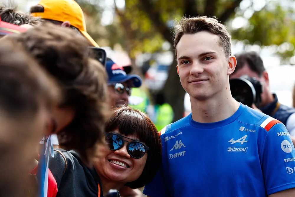 Oscar Piastri, piloto reserva de Alpine F1 Team