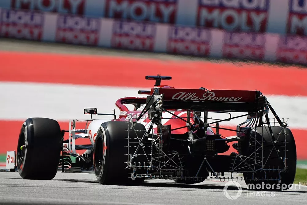 Equipment mounted on the car of Kimi Raikkonen, Alfa Romeo Racing C39
