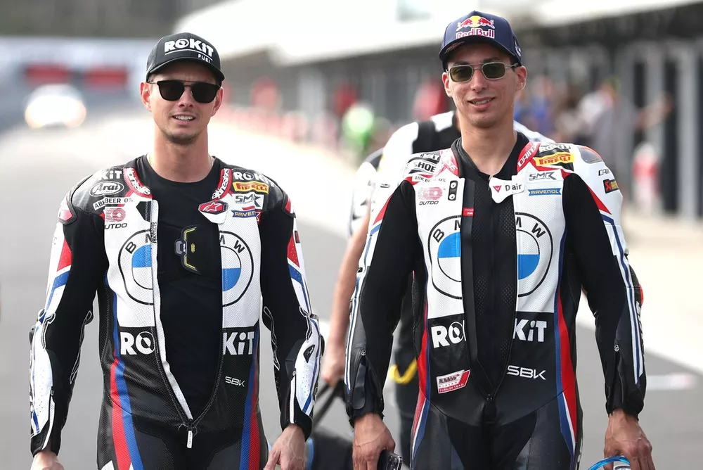 Michael van der Mark, BMW Motorrad WorldSBK Team, Toprak Razgatlioglu, BMW Motorrad WorldSBK Team