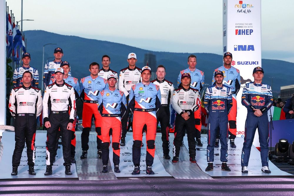 All WRC driver and co drivers