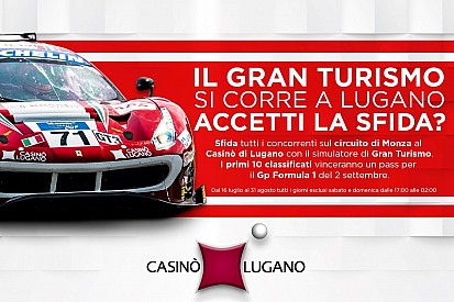 Im Casino von Lugano 10 Tickets für den GP von Italien der Formel 1
