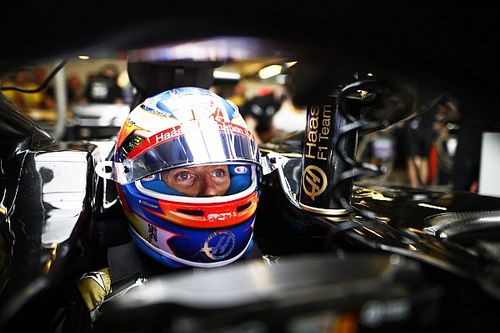 Grosjean en problemas por el choque con Bottas