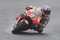 M&aacute;rquez lidera el warm up con brazo de hierro
