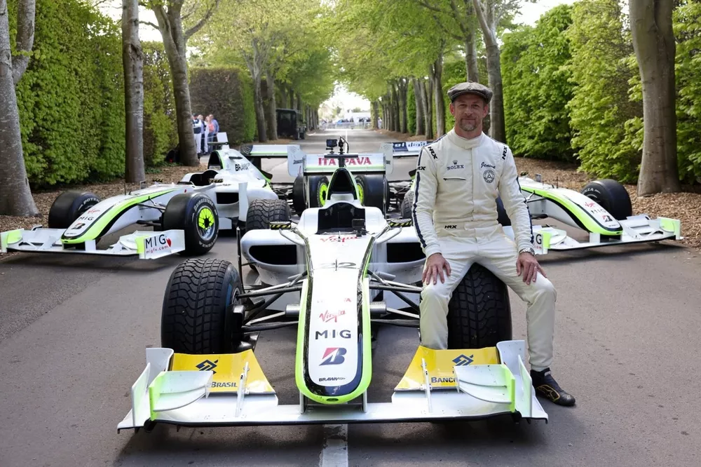 Jenson Button Brawn BGP 001