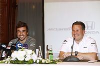 La idea de Alonso de hacer las 500 Millas parti&oacute; de una broma, dice Brown