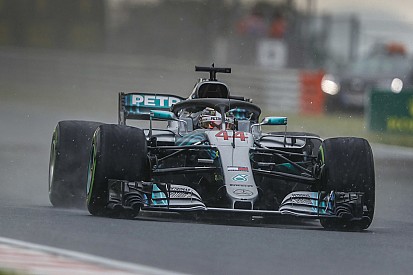 Qualifs - Hamilton danse sous la pluie