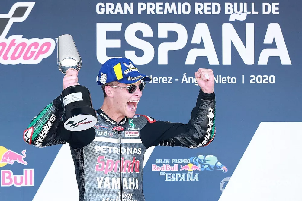 Victoire pour Fabio Quartararo, Petronas Yamaha SRT