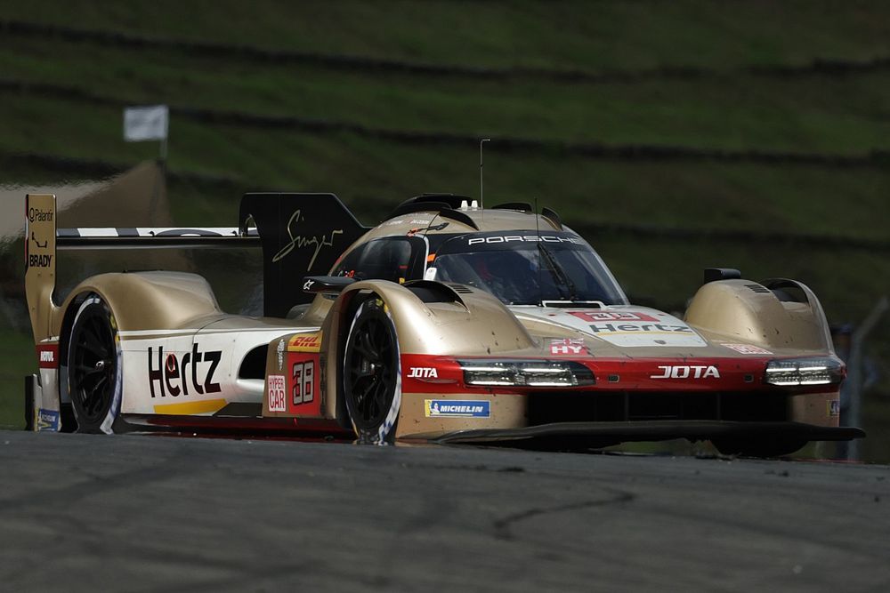 #38 HERTZ TEAM JOTA Porsche 963 Hybrid Hypercar of Antonio Felix da Costa, William Stevens, Yifei Ye