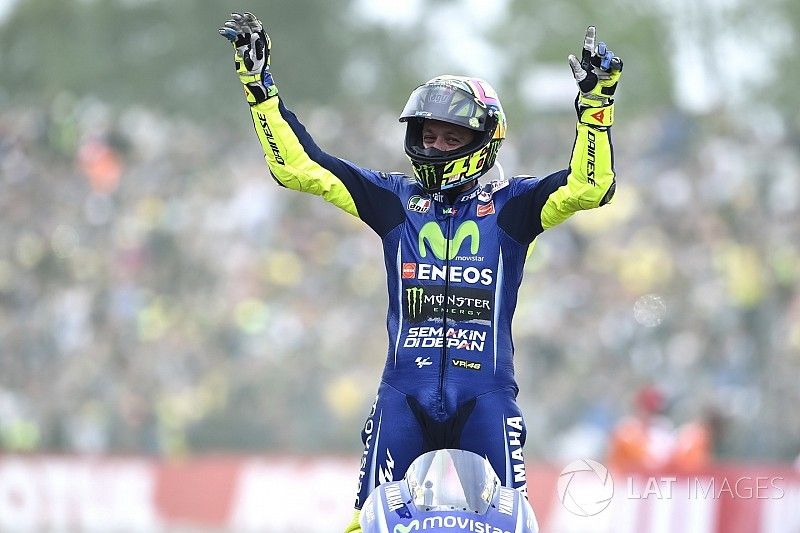 Ganador de la carrera Valentino Rossi, Yamaha Factory Racing