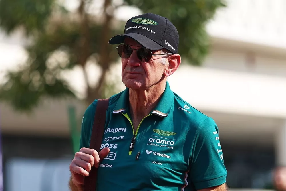 Adrian Newey, Managing Technical Partner of Aston Martin F1 arrives in the Paddock