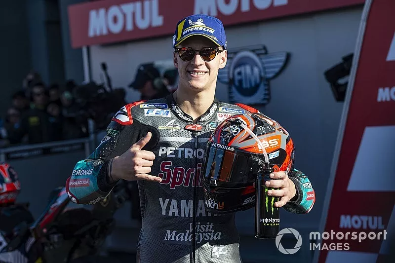 Ganador de la pole Fabio Quartararo, Petronas Yamaha SRT