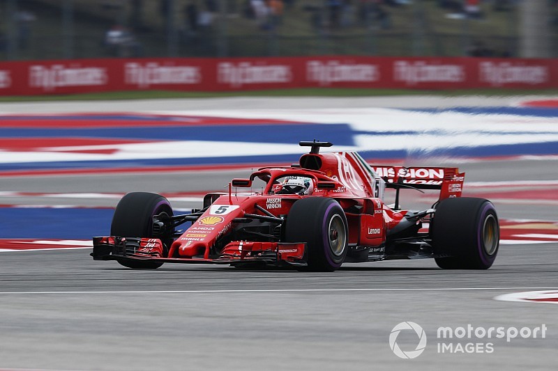 Amerika GP 3. antrenman: Vettel, Raikkonen'in 0.046 saniye önünde lider