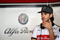 Giovinazzi: tenho sorte por ser parceiro de Raikkonen