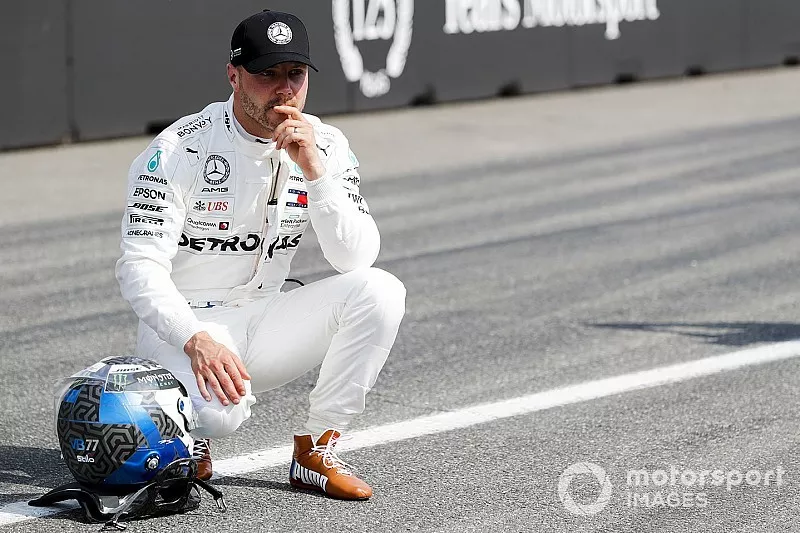 Il terzo qualificato Valtteri Bottas, Mercedes AMG W10 