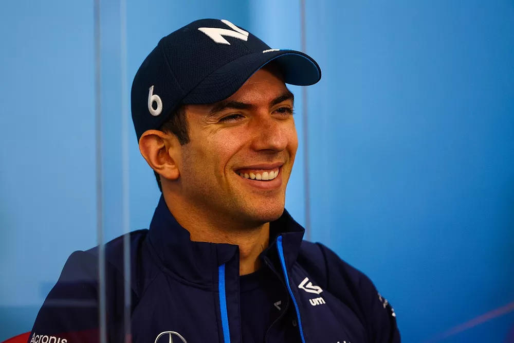 Nicholas Latifi, Williams Racing, en rueda de prensa