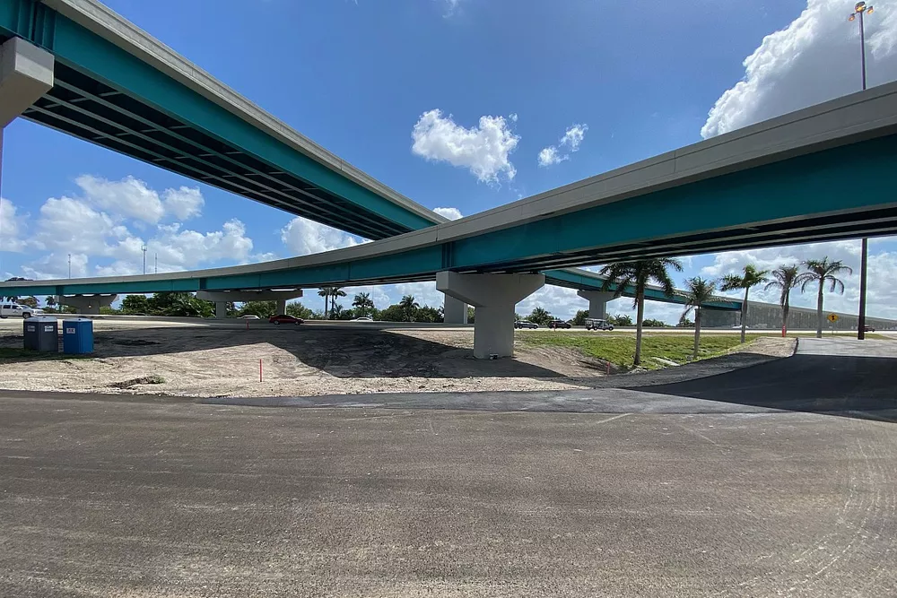 Aspectos de la construcci&oacute;n de la pista para el GP de Miami