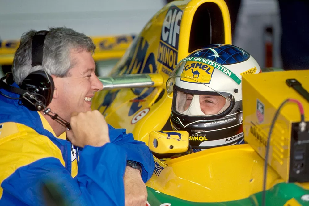 Pat Symonds Michael Schumacher 1993 GPR