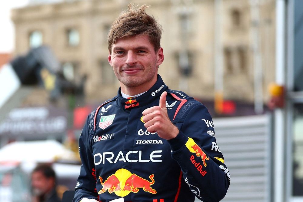 Max Verstappen laughs after Baku F1 pole: 'I was pissed I couldn't watch my  GT3 drivers win'