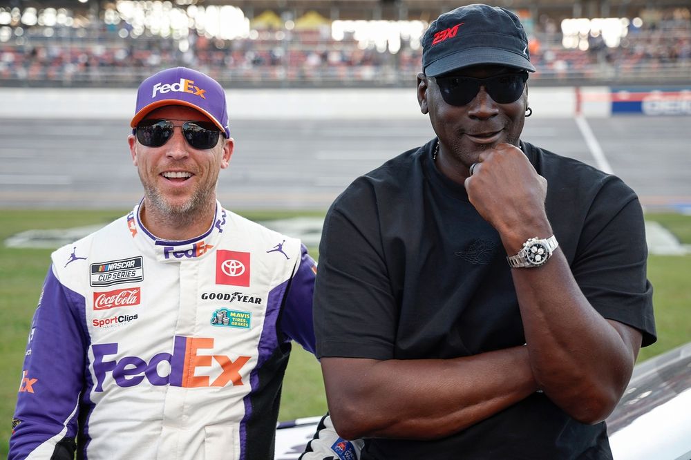 Michael Jordan y Denny Hamlin, 23XI Racing
