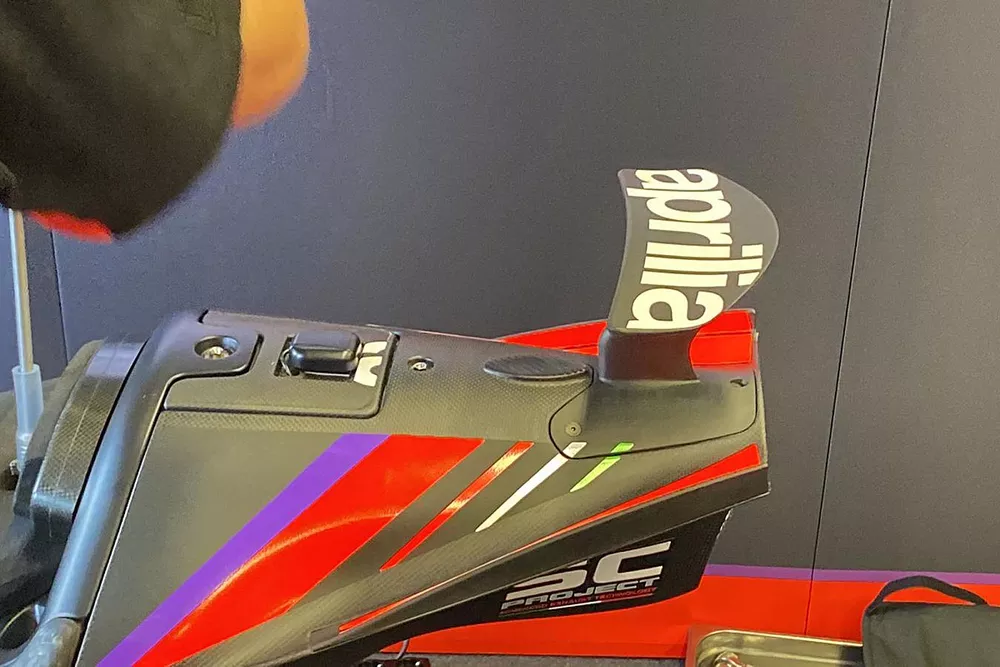 Aileron arri&egrave;re de l'Aprilia