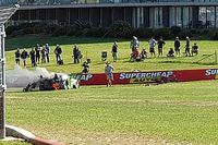 Un espectador ayud&oacute; a apagar un incendio en Bathurst